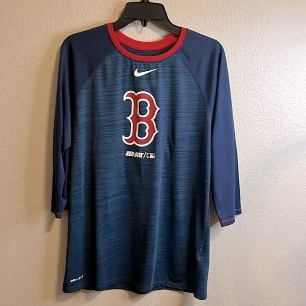 Nike Boston Red Sox 3/4 Sleeve Tee SZ M